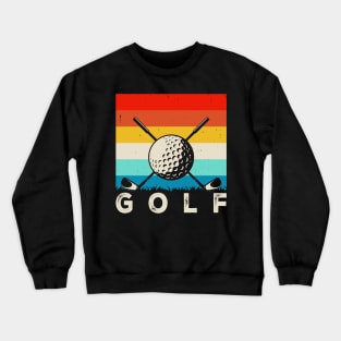 Golf T Shirt For Women Men Crewneck Sweatshirt